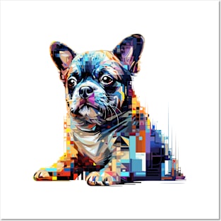 French Bulldog Dog Pet World Animal Lover Furry Friend Abstract Posters and Art